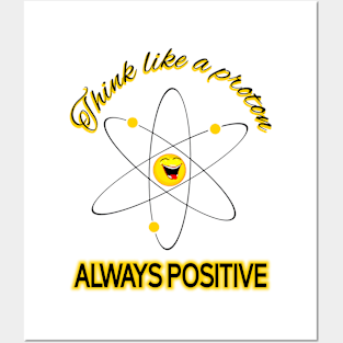 Think Like a Proton with our Atom Structure Design Posters and Art